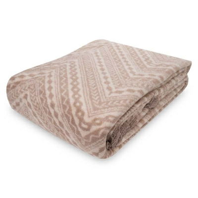 Полноразмерное изображение Плед 200x220см Pappel Cotton бежевый