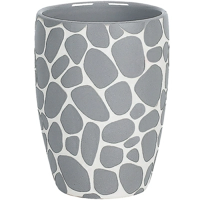 Полноразмерное изображение Стакан для зубных щеток Darwin Pebble Spirella, керамика, цвет серый