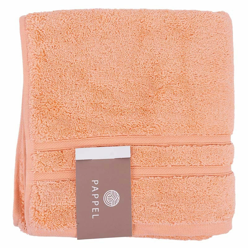 2 Полотенце махровое Pappel Cirrus/S 70x140см, цвет персиковый фото 2