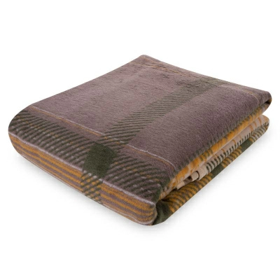 Полноразмерное изображение Плед Pappel Cotton 200x220см, бежевый