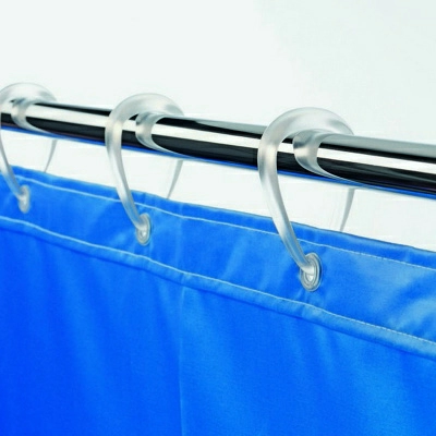 1 Кольца для штор Spirella Drop, 12шт, пластик, цвет прозрачный