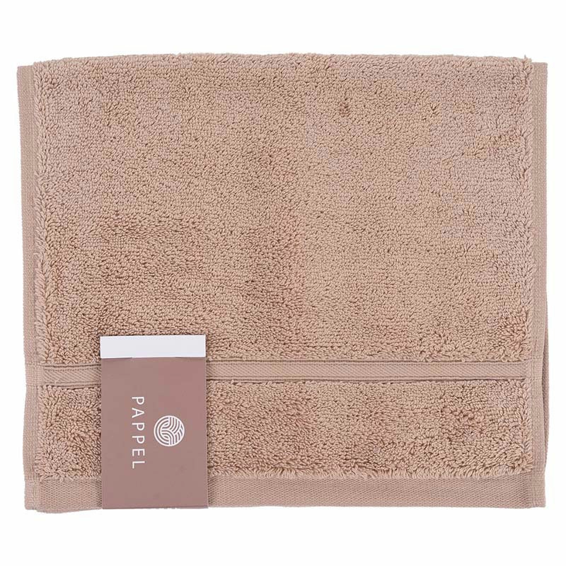 2 Полотенце махровое Pappel Cirrus/S 30x50см, цвет бежевый фото 3