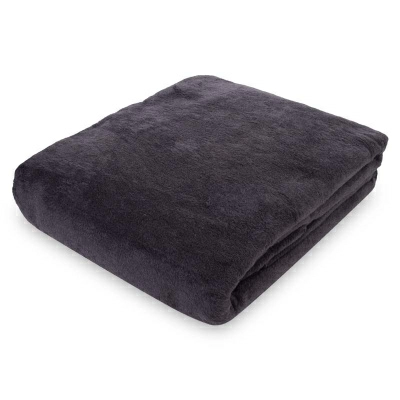 Полноразмерное изображение Плед 200x220см Pappel Cotton, серый