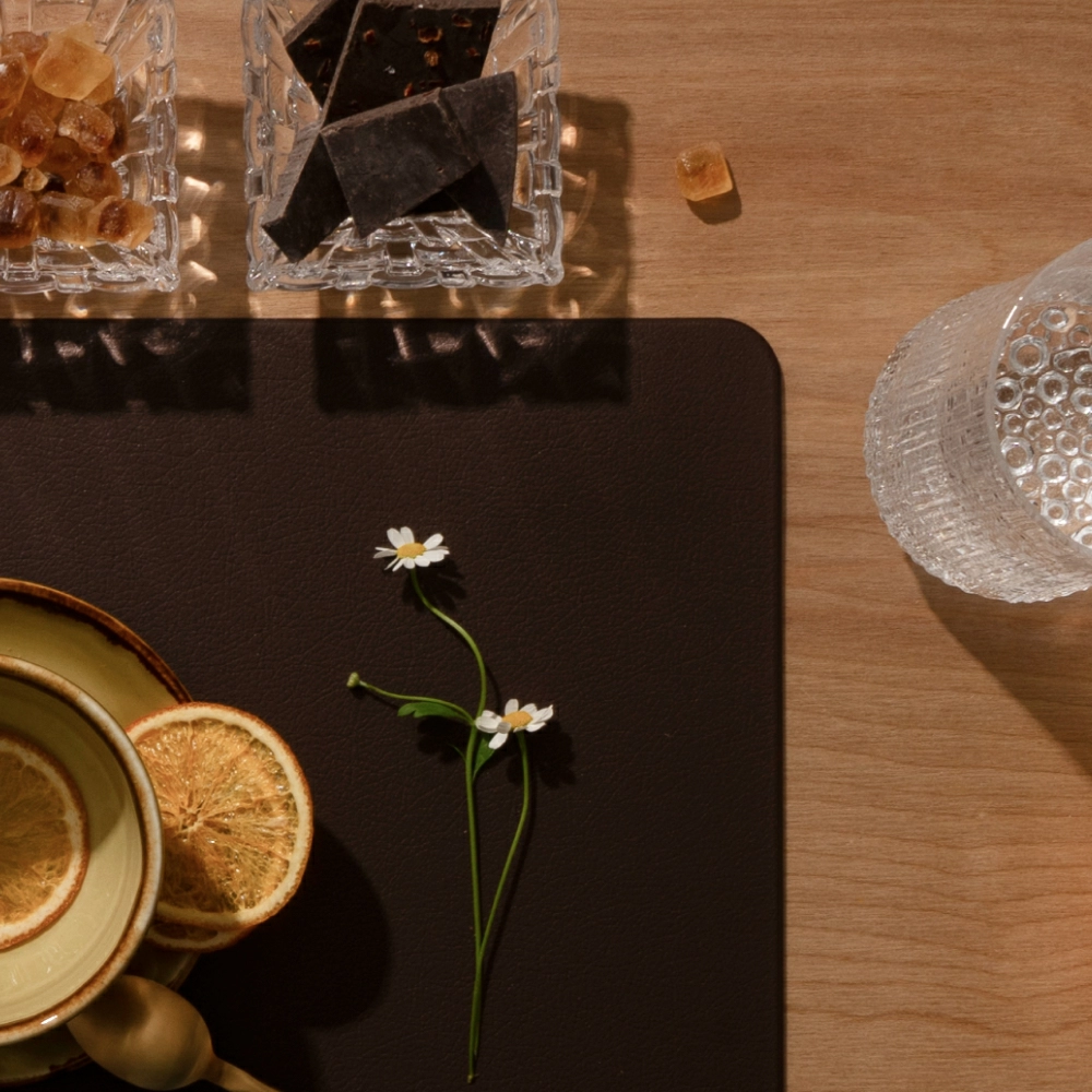 Салфетка сервировочная Zapel Eco Leather brown фото 5