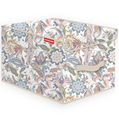 1 Кофр для хранения Hausmann Paisley 30x40x25см, бежевый