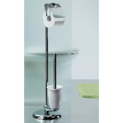 Серия номенклатуры фотографии большого размера Ерш с подставкой и держателем для туалетной бумаги Spirella Darwin, 77см фото 2