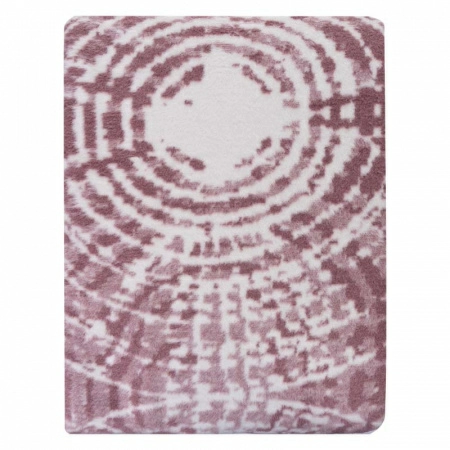 2 Плед 200x220см Pappel Cotton, белый с бордовым фото 4