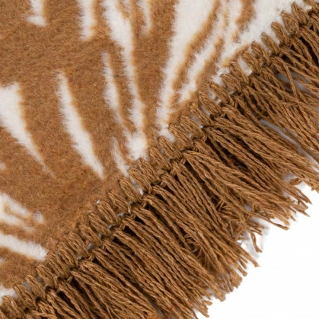 Плед 150x200см Pappel Scotch Jacquard, песочный фото 2