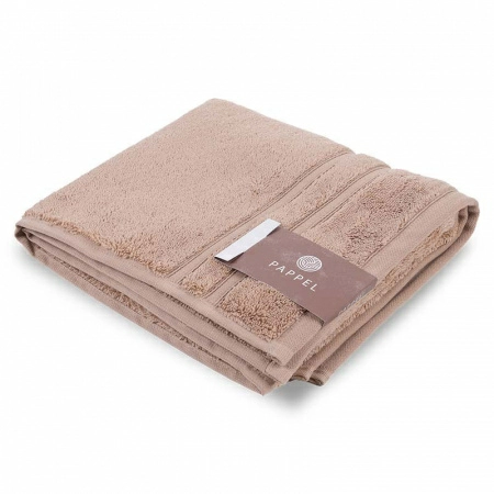 Полотенце махровое Pappel Cirrus/S 50x100см, цвет бежевый фото 1