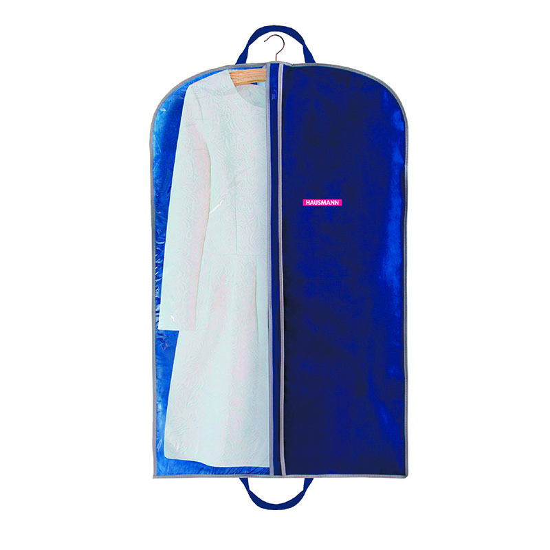 2 Чехол для одежды Hausmann 100x60см, синий фото 2